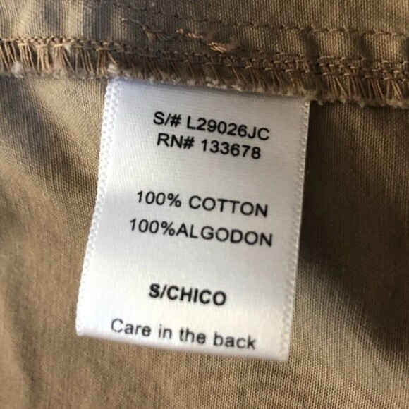 Love Tree Tan Hooded Utility Style Cotton Jacket - Picture 6 of 9